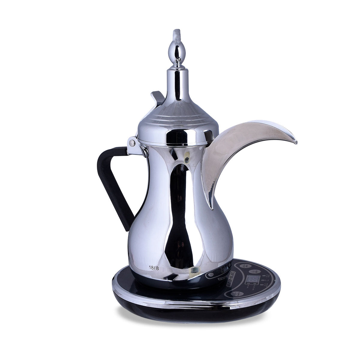 Elegant Stainless Steel Electric Dallah Coffee Maker (0.6L)
