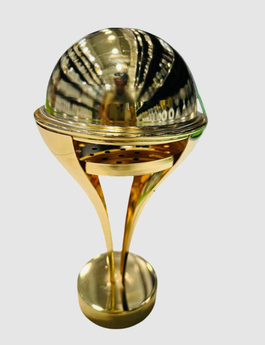 Modern Gold Dome Mabkhara – Luxury Incense Burner